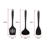NNEDSZ 11pcs Kitchen Utensil Set Silicone Heat-Resistant Non-Stick Kitchen Utensils kit