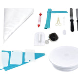 NNEDSZ 164Pcs Cake Decorating Kit Turntable Rotating Baking Flower Icing Piping Nozzles