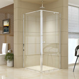 NNEDSZ Semi Frameless Shower Screen (82~90)x 195cm & (98~101)x 195cm Side AS/NZS Glass