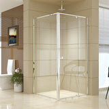 NNEDSZ Semi Frameless Shower Screen (98~106)x 195cm & (98~101)x 195cm Side AS/NZS Glass