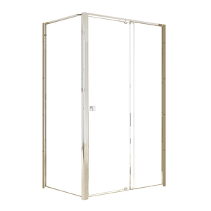 NNEDSZ Semi Frameless Shower Screen (114~122)x 195cm & (98~101)x195cm Side AS/NZS Glass