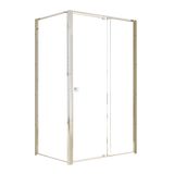NNEDSZ Semi Frameless Shower Screen (114~122)x 195cm & (98~101)x195cm Side AS/NZS Glass