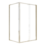 NNEDSZ Semi Frameless Shower Screen (114~122)x 195cm & (89~92)x 195cm Side AS/NZS Glass
