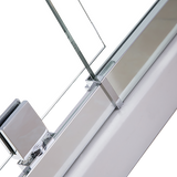 NNEDSZ Semi Frameless Shower Screen (82~90)x 195cm & (77~80)x 195cm Side AS/NZS Glass