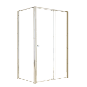 NNEDSZ Semi Frameless Shower Screen (114~122)x 195cm & (77~80)x 195cm Side AS/NZS Glass