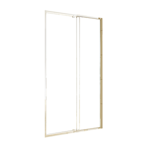 NNEDSZ Adjustable Semi Frameless Shower Screen (114~122) x 195cm Australian Safety Glass