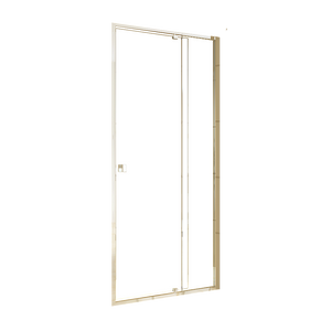 NNEDSZ Adjustable Semi Frameless Shower Screen (98~106) x 195cm Australian Safety Glass