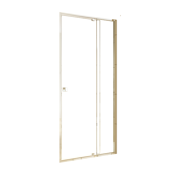 NNEDSZ Adjustable Semi Frameless Shower Screen (98~106) x 195cm Australian Safety Glass