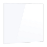 NNEDSZ Toughened 90cm x 75cm White Glass Kitchen Splashback