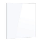 NNEDSZ Toughened 60cm x 75cm White Glass Kitchen Splashback