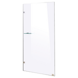 NNEDSZ 900 x 2100mm Frameless 10mm Safety Glass Shower Screen