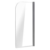 NNEDSZ 180 Degree Pivot Door 6mm Safety Glass Bath Shower Screen 800x1400mm By Della Francesca