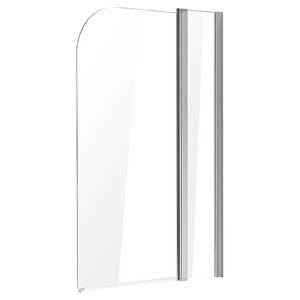 NNEDSZ 180 Degree Pivot Door 6mm Safety Glass Bath Shower Screen 1000x1400mm By Della Francesca