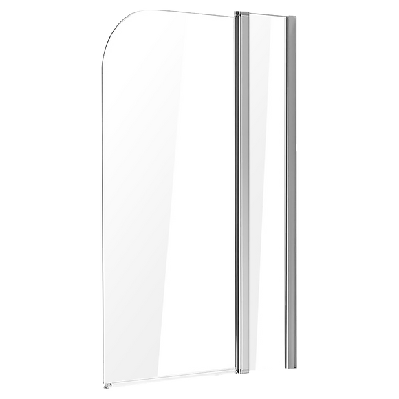 NNEDSZ 180 Degree Pivot Door 6mm Safety Glass Bath Shower Screen 1000x1400mm By Della Francesca