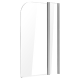 NNEDSZ 180 Degree Pivot Door 6mm Safety Glass Bath Shower Screen 1000x1400mm By Della Francesca