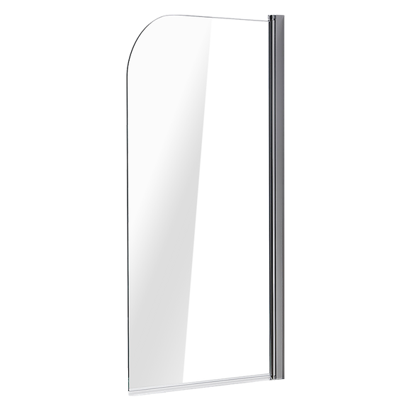 NNEDSZ 180 Degree Pivot Door 6mm Safety Glass Bath Shower Screen 900x1400mm By Della Francesca