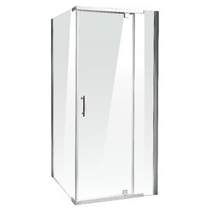NNEDSZ Shower Screen 900x900x1900mm Framed Safety Glass Pivot Door By Della Francesca