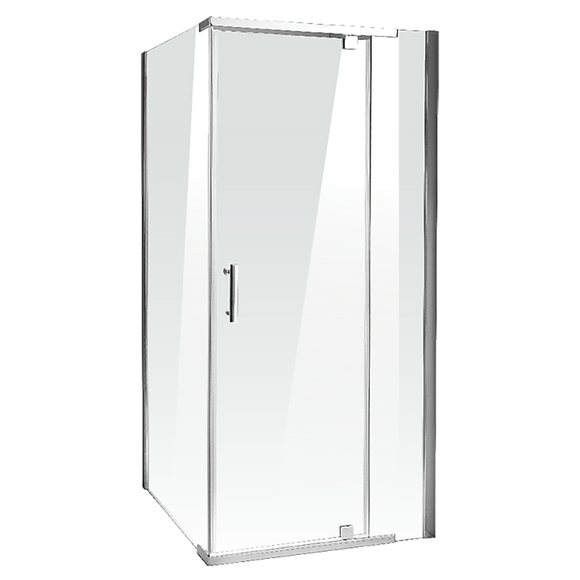 NNEDSZ Shower Screen 900x900x1900mm Framed Safety Glass Pivot Door By Della Francesca
