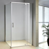 NNEDSZ Shower Screen 1200x800x1900mm Framed Safety Glass Pivot Door By Della Francesca