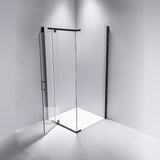 NNEDSZ Shower Screen 900x700x1900mm Framed Safety Glass Pivot Door By Della Francesca