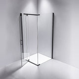 NNEDSZ Shower Screen 1000x1000x1900mm Framed Safety Glass Pivot Door By Della Francesca