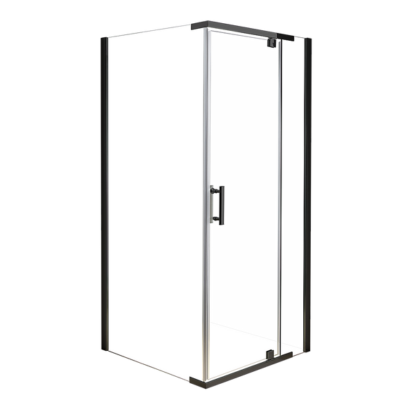 NNEDSZ Shower Screen 1000x1000x1900mm Framed Safety Glass Pivot Door By Della Francesca