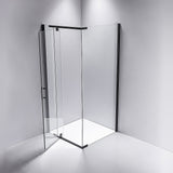NNEDSZ Shower Screen 1200x1000x1900mm Framed Safety Glass Pivot Door By Della Francesca