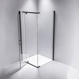 NNEDSZ Shower Screen 1200x800x1900mm Framed Safety Glass Pivot Door By Della Francesca