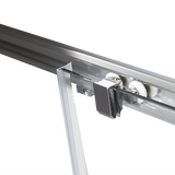 NNEDSZ 900 x 900mm Sliding Door Nano Safety Glass Shower Screen By Della Francesca