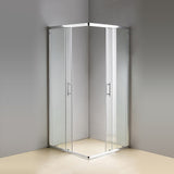 NNEDSZ 1000 x 900mm Sliding Door Nano Safety Glass Shower Screen By Della Francesca