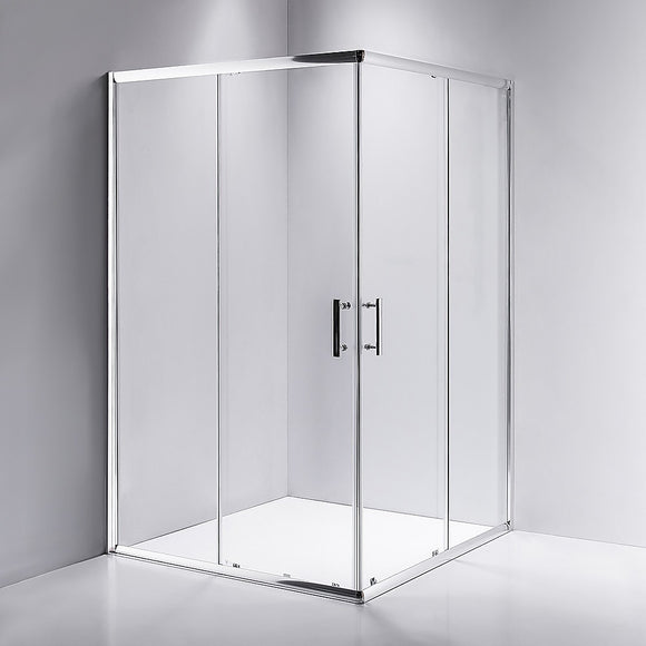 NNEDSZ 1000 x 1000mm Sliding Door Nano Safety Glass Shower Screen By Della Francesca