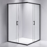 NNEDSZ 1200 x 1200mm Sliding Door Nano Safety Glass Shower Screen By Della Francesca