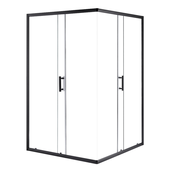 NNEDSZ 1200 x 1200mm Sliding Door Nano Safety Glass Shower Screen By Della Francesca