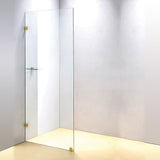 NNEDSZ 800 x 2000mm Frameless 10mm Safety Glass Shower Screen