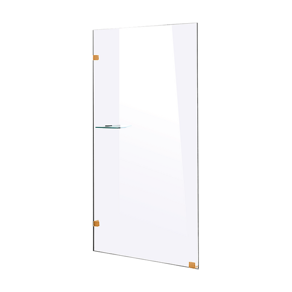 NNEDSZ 800 x 2100mm Frameless 10mm Safety Glass Shower Screen