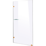 NNEDSZ 800 x 2100mm Frameless 10mm Safety Glass Shower Screen