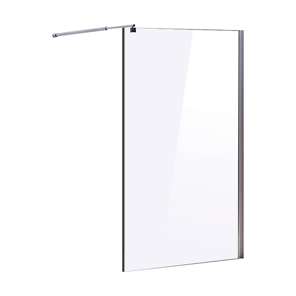 NNEDSZ 1000 x 2000mm Frameless 10mm Safety Glass Shower Screen