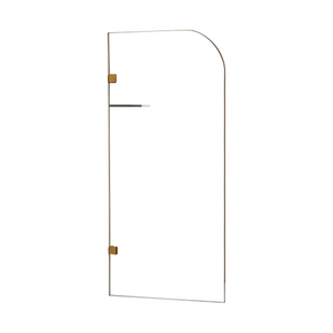 NNEDSZ 700 x 1450mm Frameless Bath Panel 10mm Glass Shower Screen By Della Francesca