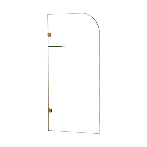 NNEDSZ 700 x 1450mm Frameless Bath Panel 10mm Glass Shower Screen By Della Francesca