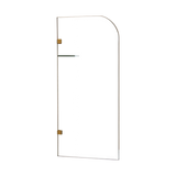 NNEDSZ 700 x 1450mm Frameless Bath Panel 10mm Glass Shower Screen By Della Francesca