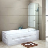 NNEDSZ 700 x 1450mm Frameless Bath Panel 10mm Glass Shower Screen By Della Francesca