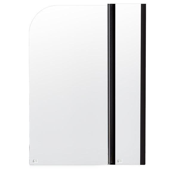 NNEDSZ 180 Degree Pivot Door 6mm Safety Glass Bath Shower Screen 800x1400mm By Della Francesca