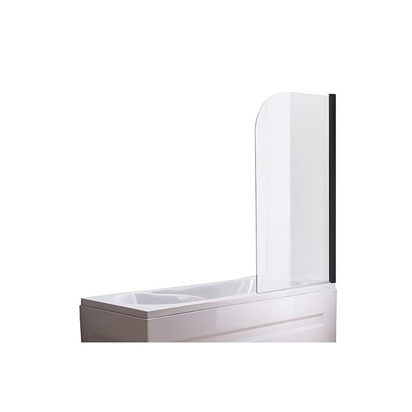 NNEDSZ 180 Degree Pivot Door 6mm Safety Glass Bath Shower Screen 900x1400mm By Della Francesca