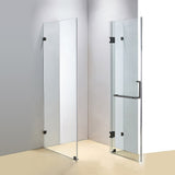 NNEDSZ 1200 x 900mm Frameless 10mm Glass Shower Screen By Della Francesca