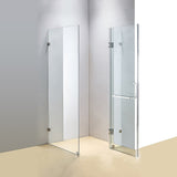 NNEDSZ 1200 x 900mm Frameless 10mm Glass Shower Screen By Della Francesca