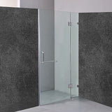 NNEDSZ 120 x 200cm Wall to Wall Frameless Shower Screen 10mm Glass By Della Francesca