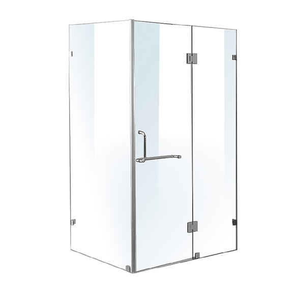 NNEDSZ 1200 x 900mm Frameless 10mm Glass Shower Screen By Della Francesca