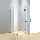 NNEDSZ 1000 x 1000mm Frameless 10mm Glass Shower Screen By Della Francesca