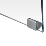 NNEDSZ 1000 x 1000mm Frameless 10mm Glass Shower Screen By Della Francesca