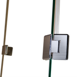 NNEDSZ 1000 x 1000mm Frameless 10mm Glass Shower Screen By Della Francesca